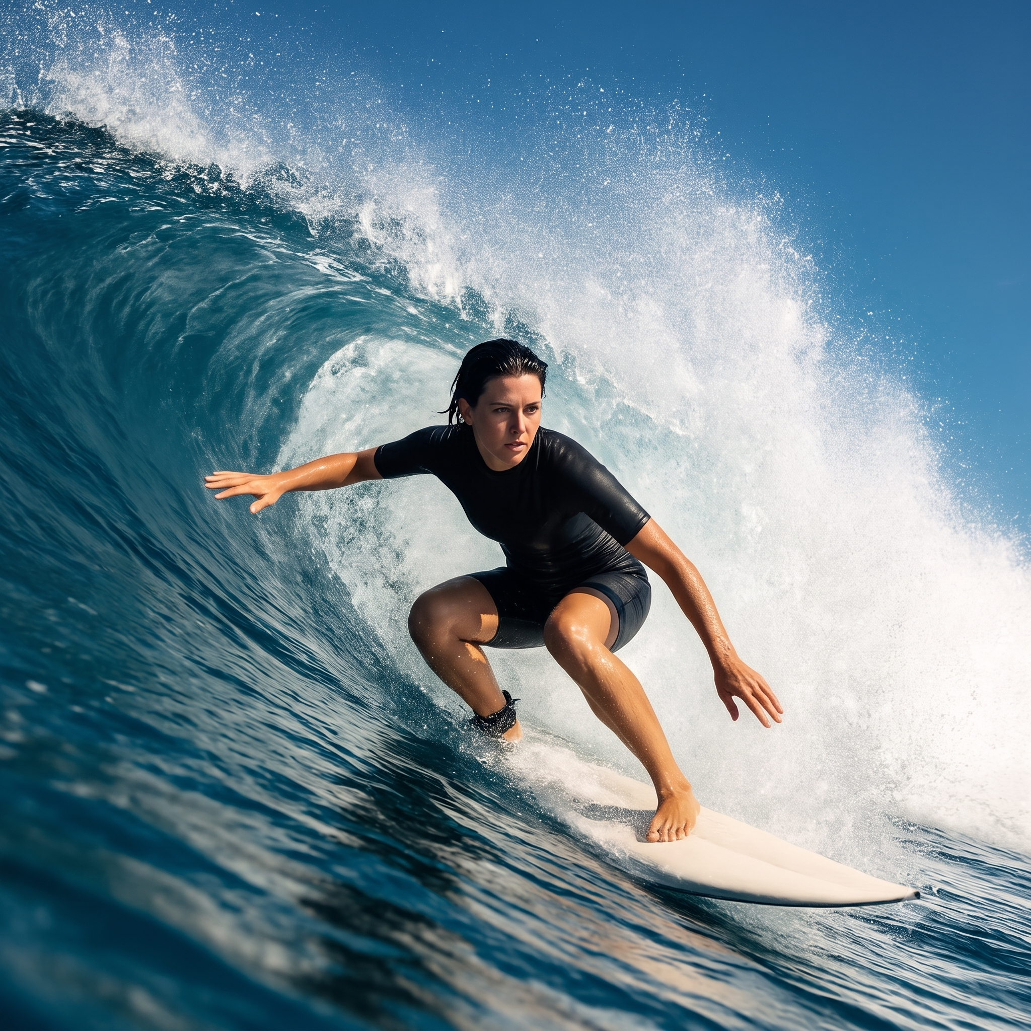 Rider w akcji - Surfing